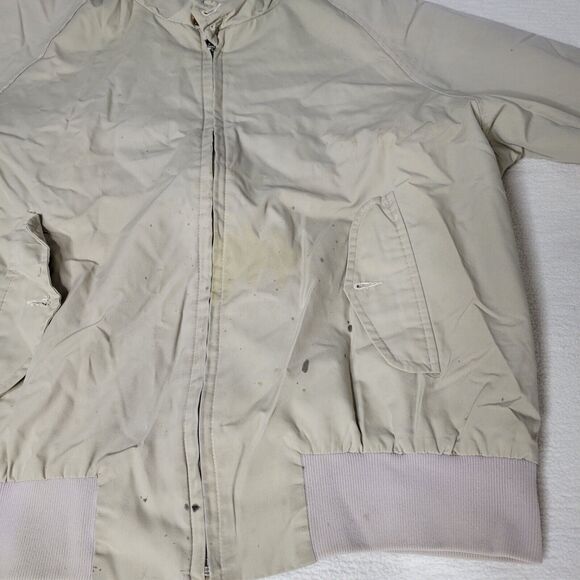 Vtg Woolrich Jacket Southwest Size Large Wool-Lined 100% Cotton Barn Coat Preppy - Picture 8 of 16